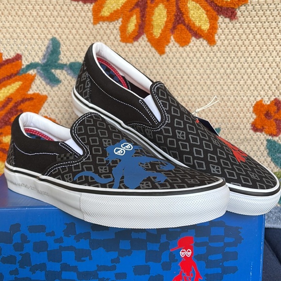 Vans Skate Slip On Krooked By Natas For Ray Men’s sneakers - Picture 5 of 16